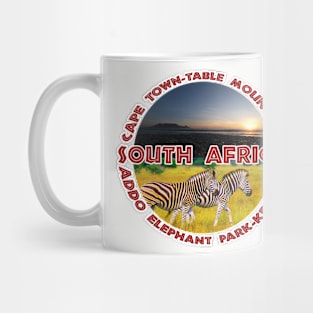 South Africa Wildlife and places Mug